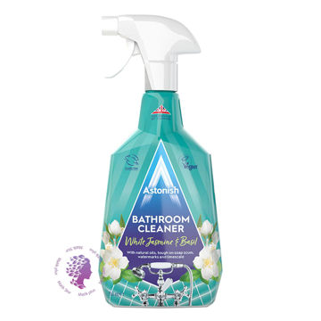 اسپری پاک کننده سطوح حمام با رایحه گل یاس و ریحان