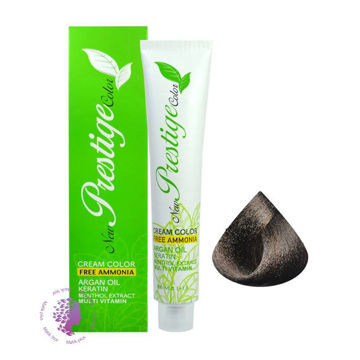 رنگ مو بدون آمونیاک نیو پرستیژ کالر شماره 6.1 حجم 100 میلی لیتر رنگ بلوند خاکستری تیره