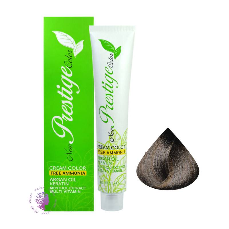 رنگ مو بدون آمونیاک نیو پرستیژ کالر شماره 6.2 حجم 100 میلی لیتر رنگ بلوند دودی تیره