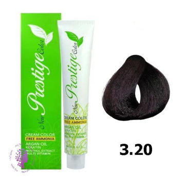 رنگ موی پرستیژ بدون آمونیاک سری شرابی شماره ۳.۲۰