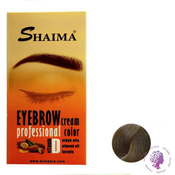 کیت رنگ ابرو شایما شماره M6-E7.33 حجم 30 میلی لیتر رنگ بلوند زیتونی متوسط