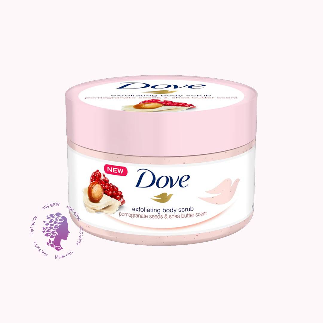 اسکراب لایه بردار بدن داو حاوی انار و شی باتر