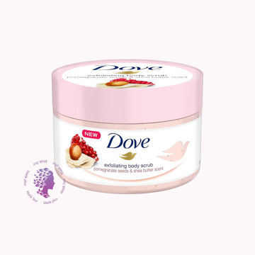 اسکراب لایه بردار بدن داو حاوی انار و شی باتر