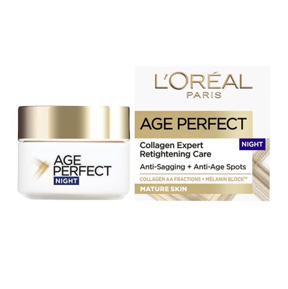 کرم ضد چروک شب لورال مدل ایج پرفکت Loreal Age Perfect