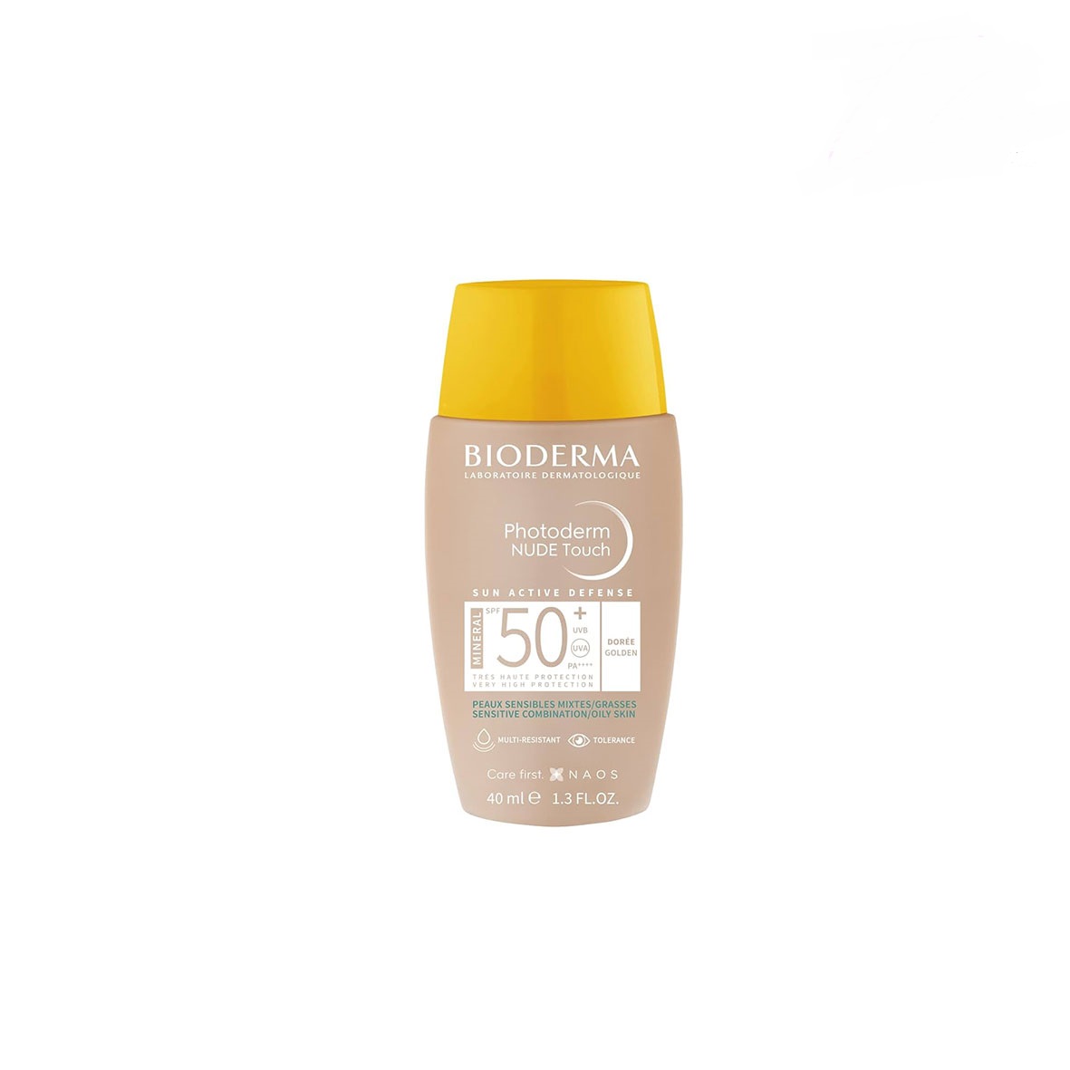 ضدآفتاب نود تاچ SPF 50 مدل رنگ گلدن حجم 40 میلی لیتر