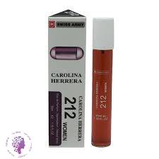 عطر جیبی 212 زنانه 35 میل (کارولینا هررا)