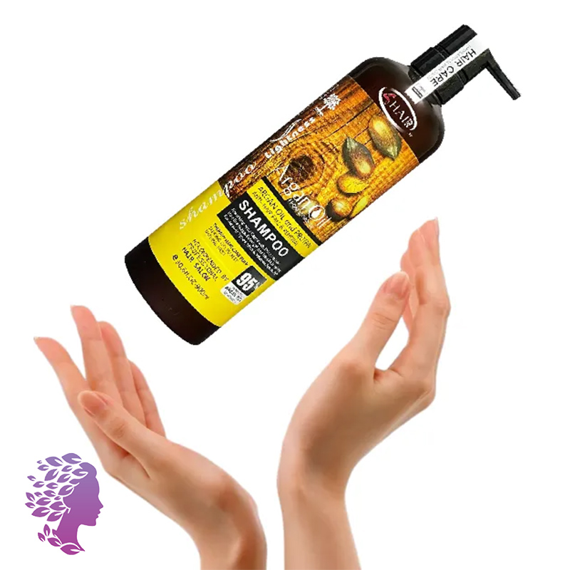 شامپو تقویت کننده حاوی روغن آرگان مناسب موی آسیب دیده ا shampoo argan oil
