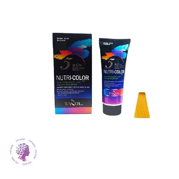 حراجی شامپو رنگ مو تازولاف مدل NUTRI-COLOR حجم 150 میلی لیتر رنگ زرد