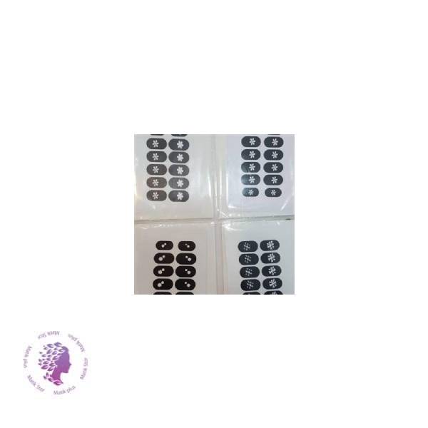 حراجی شابلون ناخن (ارسال طرح رندوم)