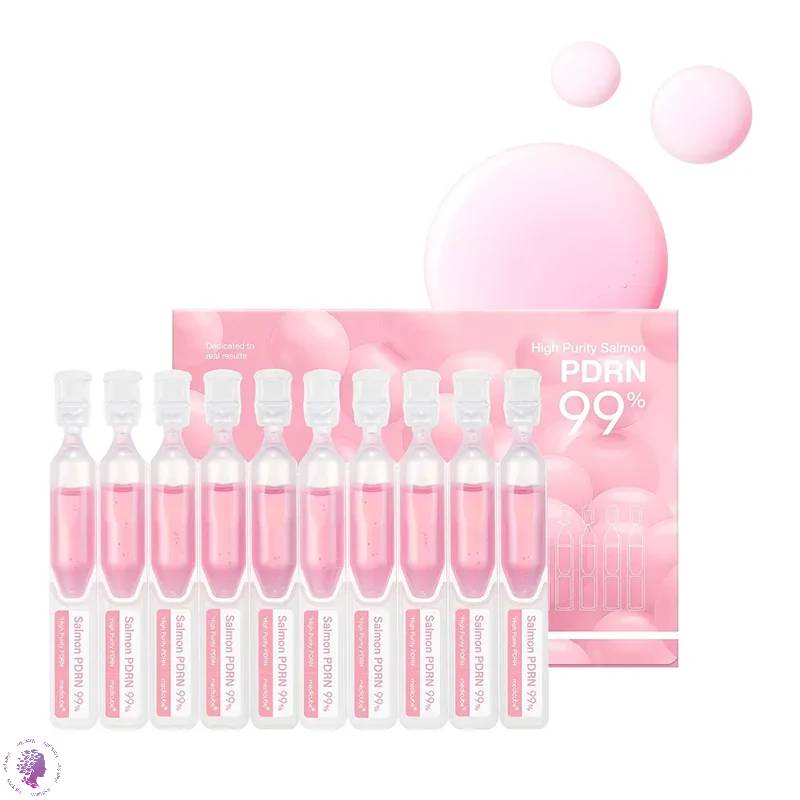 ست آمپول فشرده PDRN99% | پک 10 عددی | PDRN Pink Ampoule