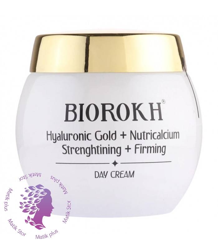 کرم روز تقویت کننده و سفت کننده پوست بی رخ Hyaluronic Gold +Nutricalcium