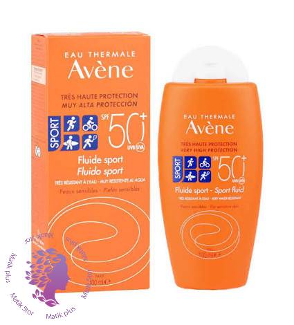 کرم ضد آفتاب اسپرت مدل sport fluid با SPF 50 حجم ۱۰۰ میل