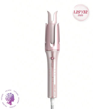 دستگاه فرکننده جادوئی مو شیگلم Sheglam مدل it-curl رنگ صورتی سایز 32mm