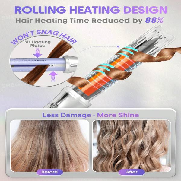 دستگاه فر کننده باد سرد اتوماتیک شیگلم مدل Airflow Styler Pro سایز 32mm