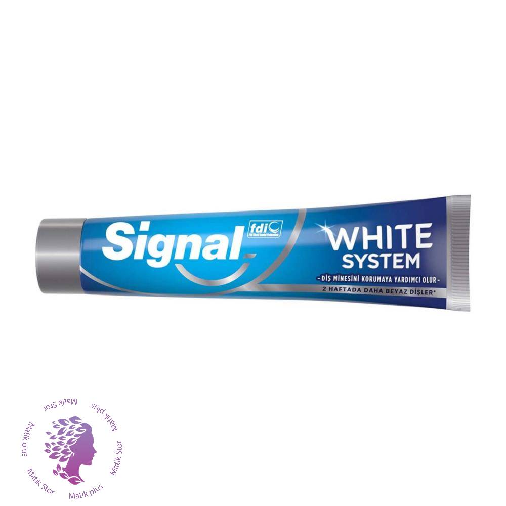 خمیر دندان سیگنال Signal سری white sistem سفید کننده حجم 75 میل