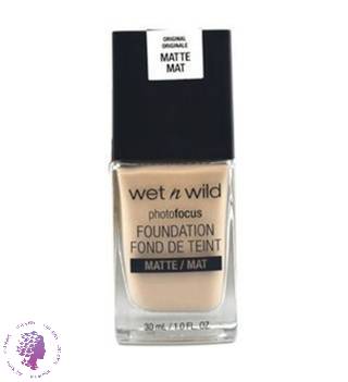 کرم پودر مات وت اند وایلد شماره ۳۷۲ مدل فتوفوکوس Wet n Wild Photo Focus Foundation Matte Desert Beige
