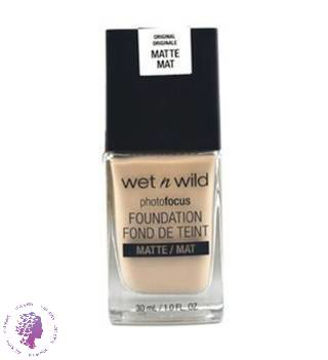 کرم پودر مات وت اند وایلد شماره ۳۷۲ مدل فتوفوکوس Wet n Wild Photo Focus Foundation Matte Desert Beige