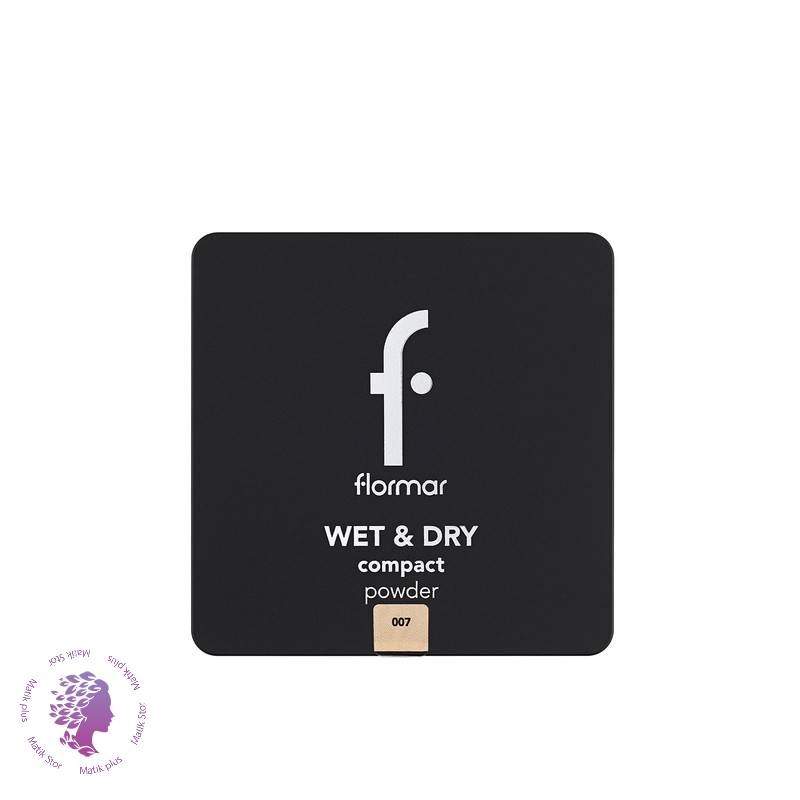 پنکیک دوکاره فلورمار flormar مدل Wet & Dry  شماره 007(رنگ Caramel Peach)