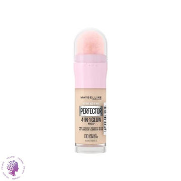 کرم پودر پرفکتور میبلین | Maybelline 4 in 1 glow foundation شماره 00