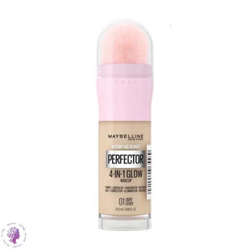 کرم پودر 4 در 1 میبلین مدل پرفکتور شماره 01 رنگ LIGHT MAYBELLINE PERFECTOR 4IN1 GLOW LIGHT 01