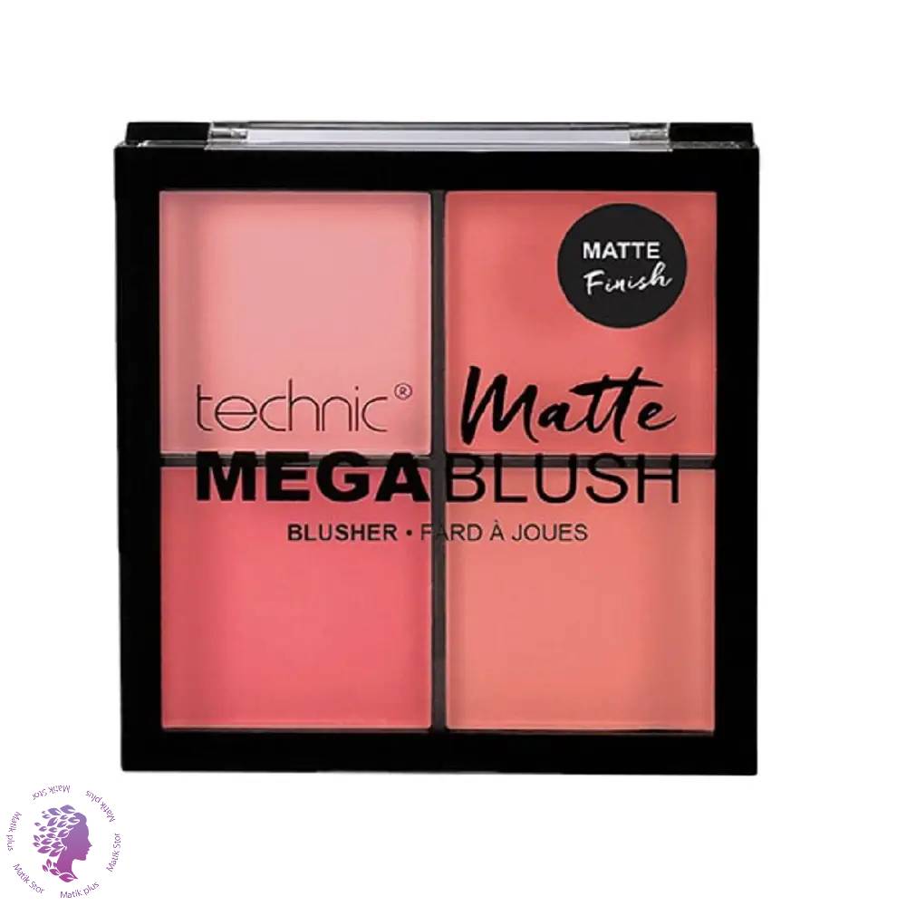 پالت رژگونه 4 رنگ تکنیک مدل Mega Blush
