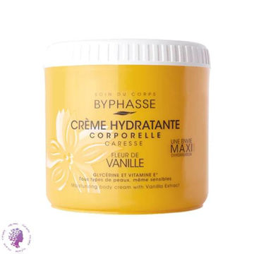 کرم مرطوب کننده بدن بایفاس عصاره وانیل مناسب انواع پوست 500 میل BYPHASSE MOISTURIZING BODY CREAM WITH VANILLA EXTRACT