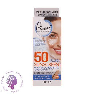 کرم ضد آفتاب رنگی پیکسل spf 50