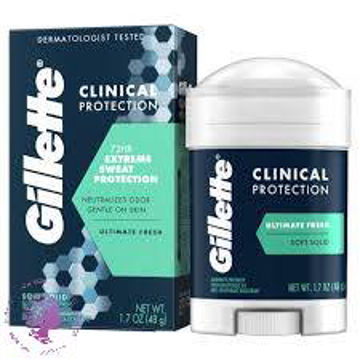 مام کلینیکال مردانه التیمیت فرش ژیلت Gillette Ultimate Fresh Soft Solid 48g (های کپی)