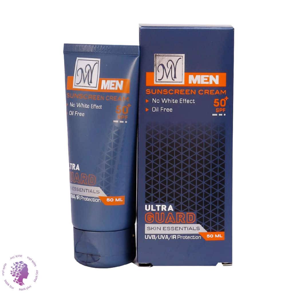 ضد آفتاب فاقد چربی مردانه spf50 مای 50 میلی لیتر MY Sunscreen Oil Free Cream Spf50 For Men 50 Ml